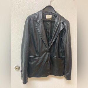 URBAN OUTFITTERS Oversized Faux Leather Jacket (XS)